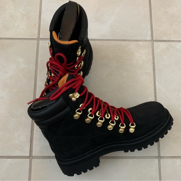 #SOLD# Timberland NIB 6” Premium Vibram Waterproof "Black Nubuck" boots.SIZE 7 - Picture 7 of 16